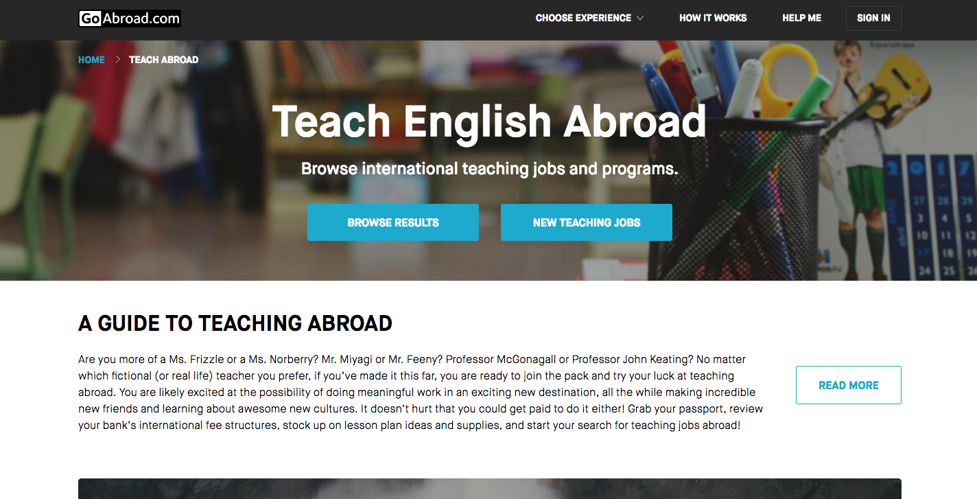 Here are the top 14 best websites for English teaching jobs abroad